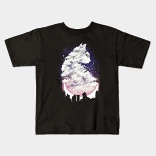 Fluffy White Clouds Kids T-Shirt